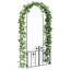 102cm W x 50cm D Steel Arbour-125281674