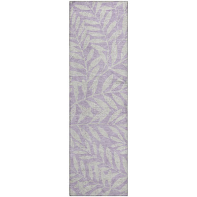 Premium Machine Washable Prisco Lavender Rug