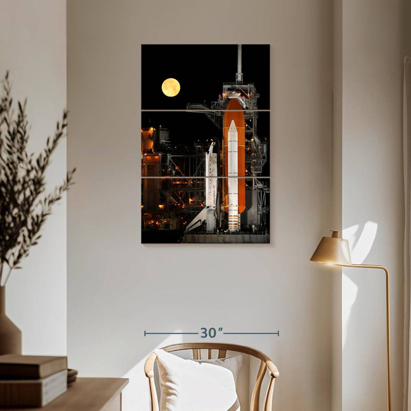 Oberle Discovery Space Shuttle, 57'' H X 36'' W