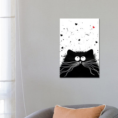 Félin affectueux par Kim Haskins-impression d’art graphique