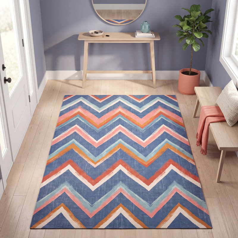 Tapis lavable Herbrobert, Tapis de couloir 2 pi 7 po x 13 pi 1 po