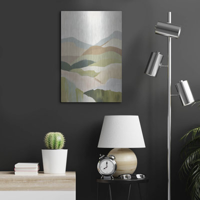 «Abstract Mountain 2» par Petals Prints Design, art mural en métal