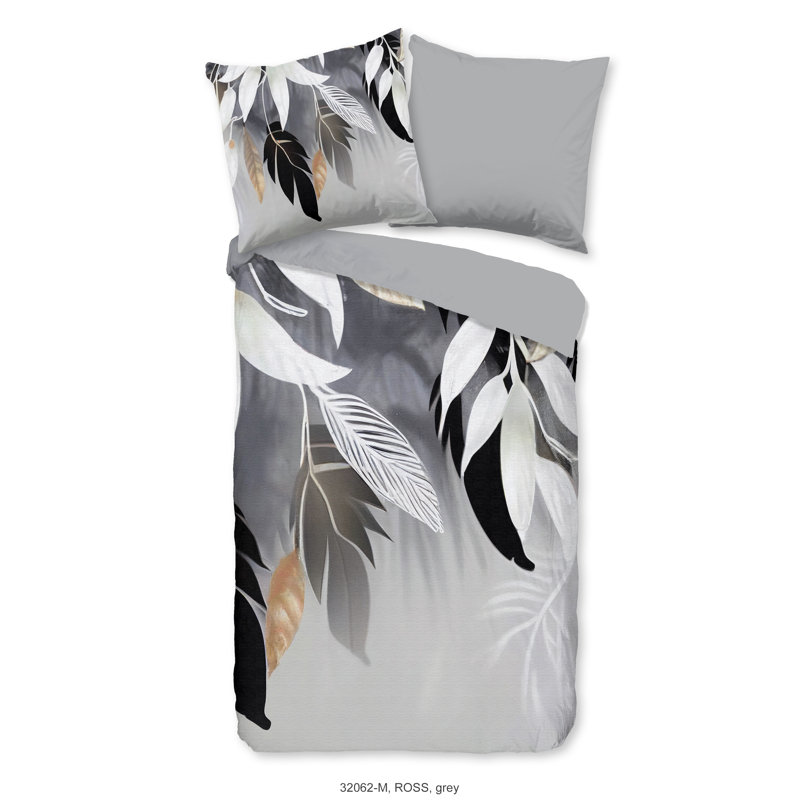 Cotton Abstract Duvet Cover with Pillowcases Included