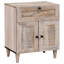 50cm W Solid Wood Bedside Table-596448021