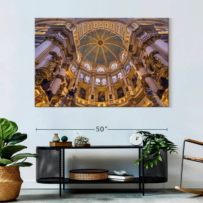 Rorry Granada Cathedral Interior, 34" H x 51" W
