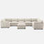 Canapé modulaire surdimensionné en U de 169,3 po Knaack-109424965
