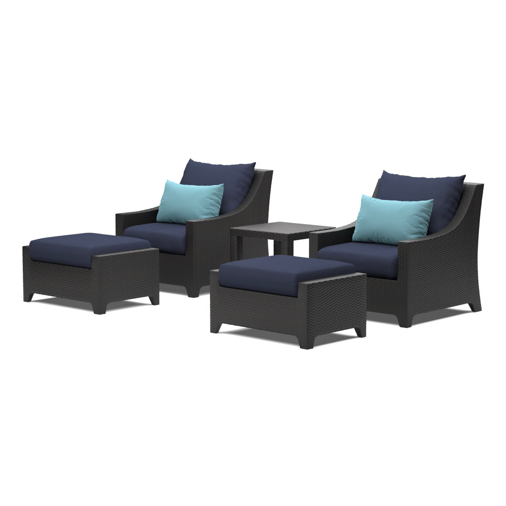 Northridge 5 piece store conversation set with cushions