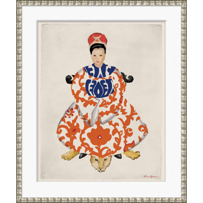 Silk Scroll, Woman Print by Dana Gibson