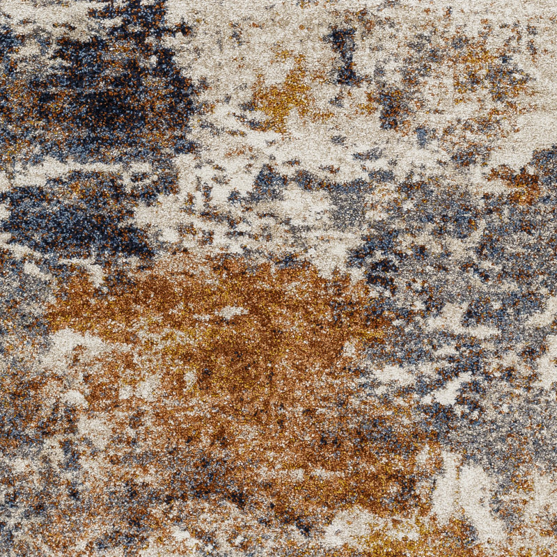 Dunigan Abstract Machine Woven Area Rug, Rectangle 6'7" x 9'6"
