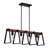 4-Light Kitchen Island Pendant Lights 60W Adjustable Dining Room Light E26