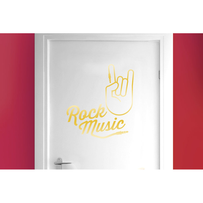 Wall Decal, Shiny Gold