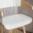 Modern And Stylish Bucket Seat Height 26'' Swivel Chair With Backrest And Armrests Set Of 2