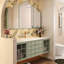 Glass and Solid Wood Wall Bathroom Cabinet-766416500-766416510