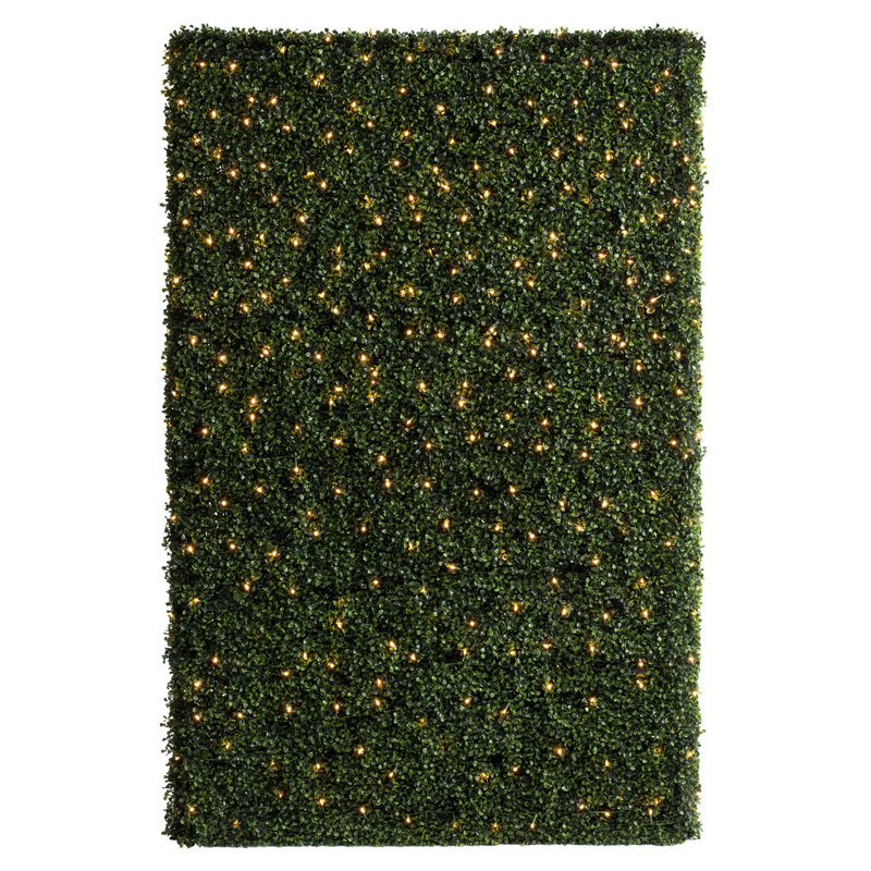 Arbre de Noël artificiel vert élancé, 72" H x 48" W x 16" D