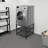 Heavy Duty Washer Pedestal Stand With Pull-Out Shelf, 330Lbs Capacity Adjustable Washing Machine And Dryer Stand-119286598