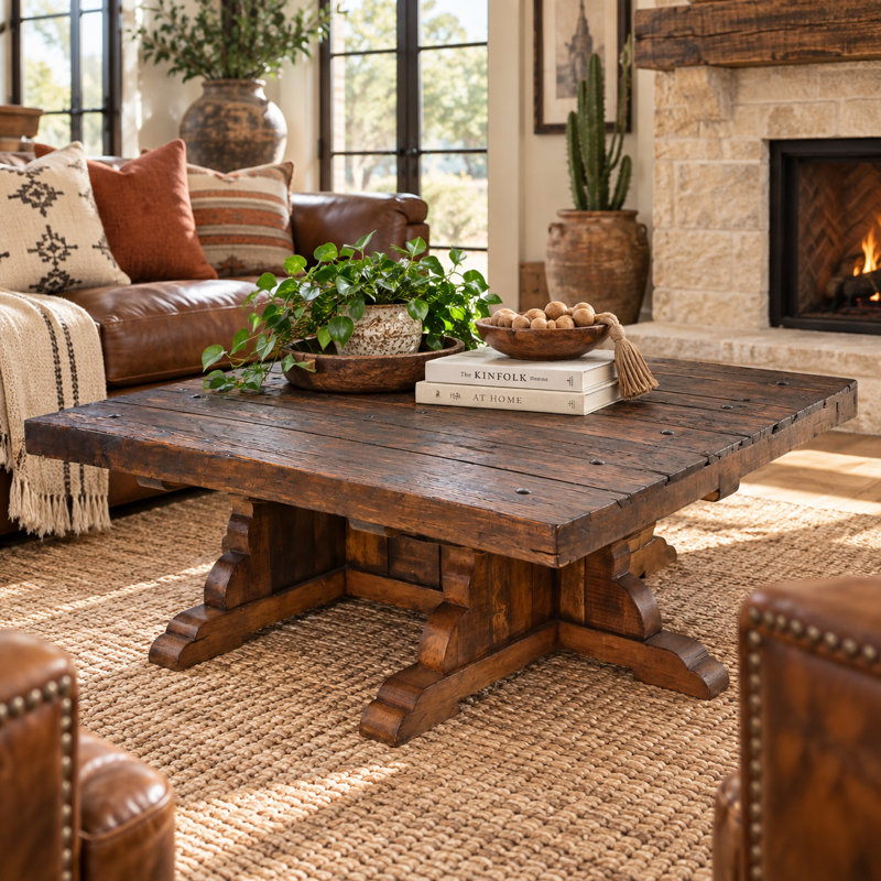 Gregoris Solid Wood Single Coffee Table