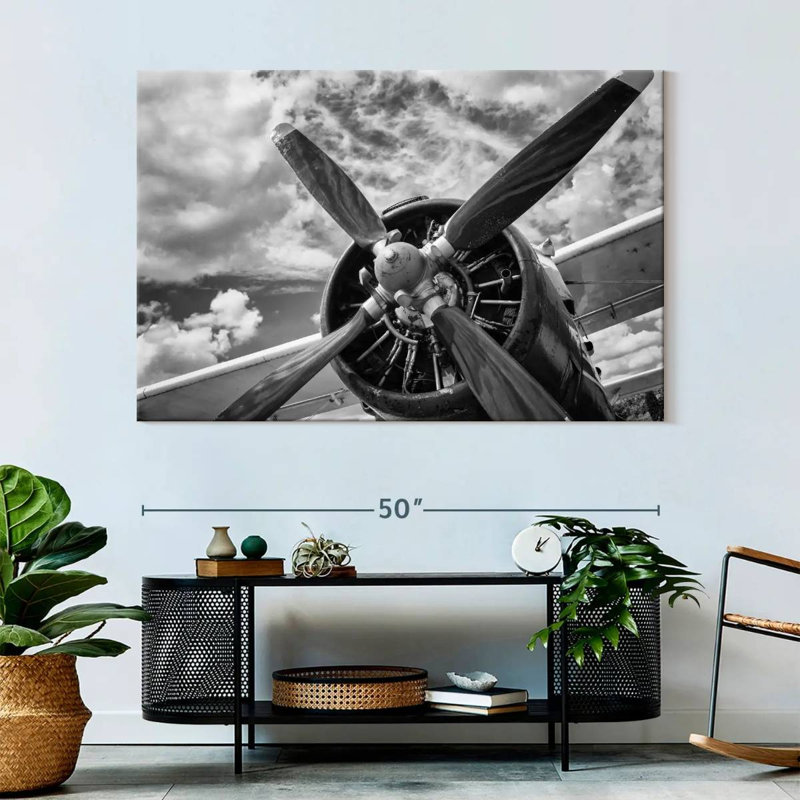 Mehar Monochrome Propeller, 34" H x 51" W