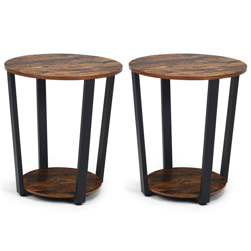 Table de bout Harth, Brun