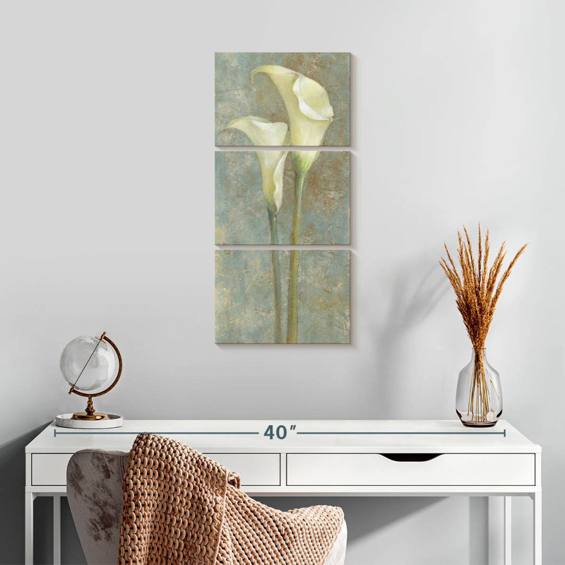 Calla Lily II, H 27 po x l 12 po