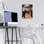 «Ep Off Graffiti» «Face Off No. 2» par Erin Robinson, art mural en verre acrylique
