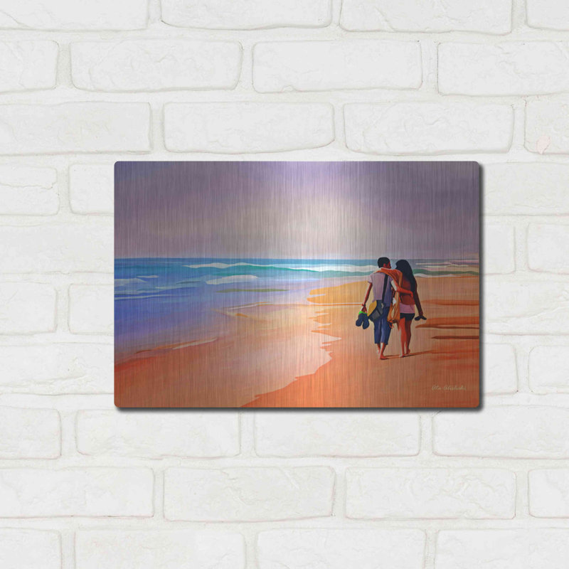 «Beach Walk» par Ata Alishahi, H 12 po x l 16 po