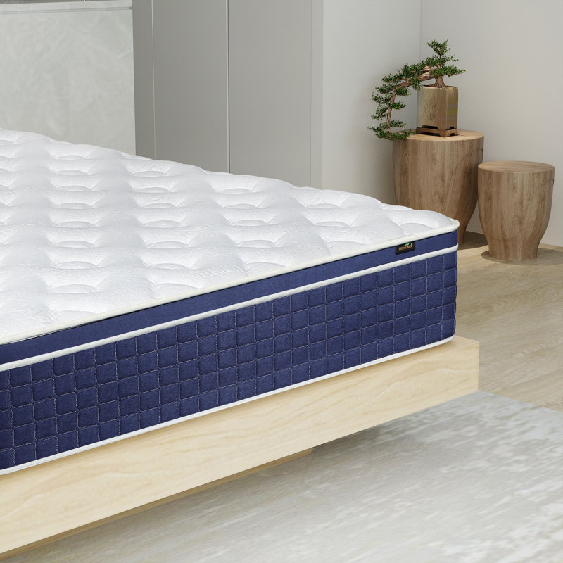 Bassford 12"/13"/14" Medium Memory Foam Hybrid Mattress, King, High Profile (10")