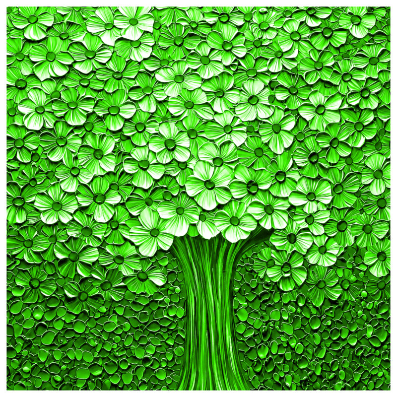 Rideaux de douche à motif floral vert très long, L 70 po x H 93 po