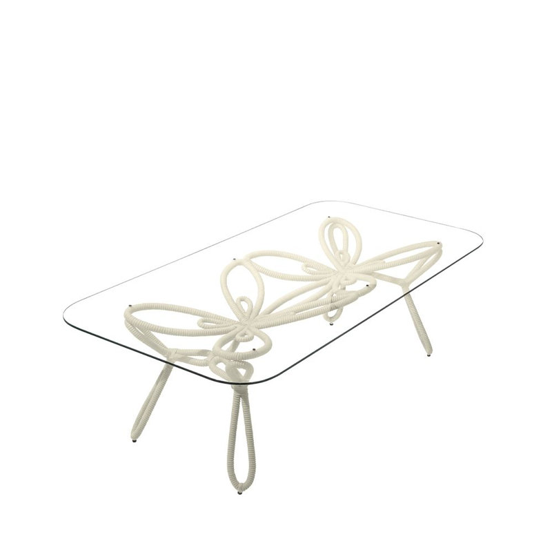 Corda Dining Table, Bone