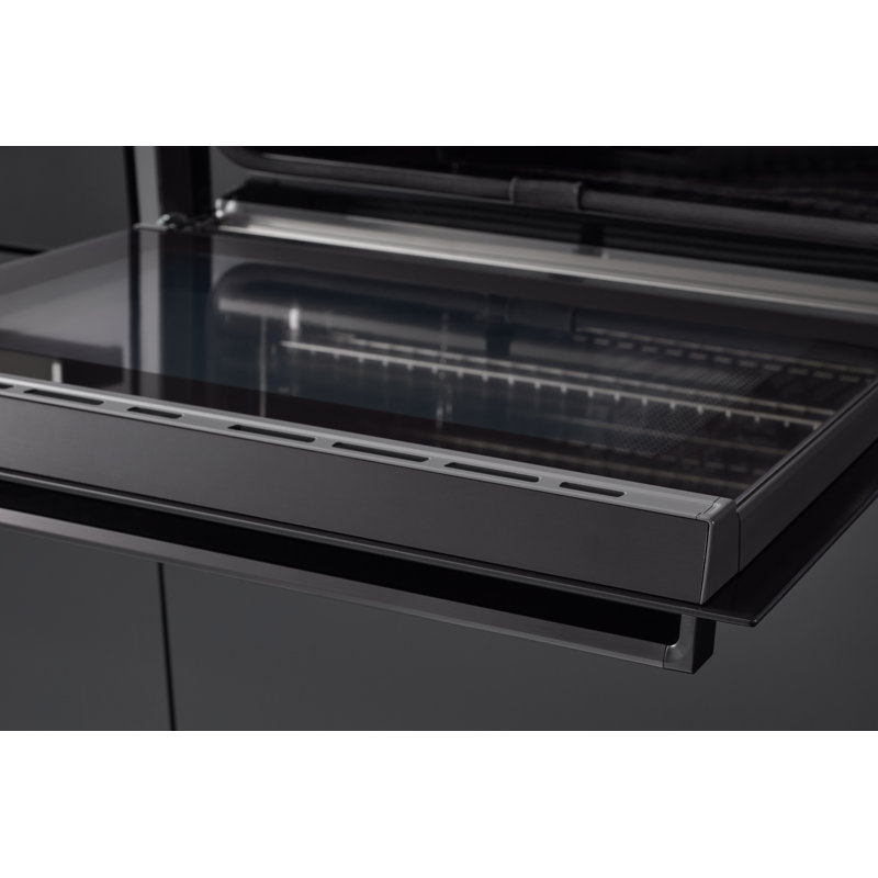 30"W. Single Electric Oven, Black Glass