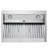 ProLine Range Hoods Stainless Steel 1000 CFM Ducted (Vented) Insert Range Hood with Baffle Filter