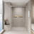 44-48 In. W X 72 In. H Double Sliding Shower Door, Semi-Frameless Bypass Bathroom Sliding Door With 1/4" (6Mm) Tempered Glass For Walk-In Shower-120984599