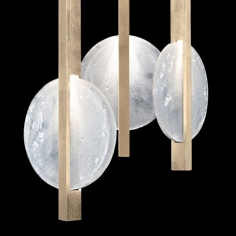 Luminaire suspendu 16 po Selene, Doré clair