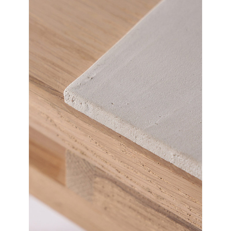 Wabi Sabi Light Oak Open Frame Console Table For Hallway