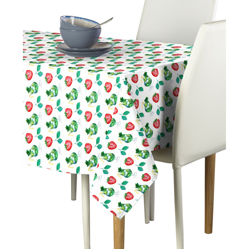 Corenda Geometric Tablecloth, 104" x 60"
