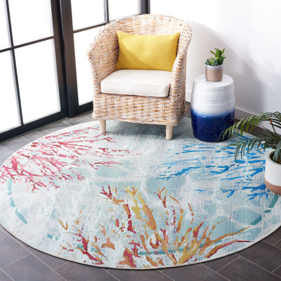 Tapis d'intérieur / extérieur abstrait Kensal 500 Performance