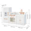 Cuisine de jeu modulaire Teamson Kids Little Chef Paris avec réfrigérateur, four, évier et or rose