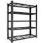 Étagère de rangement en maille métallique réglable à 72 niveaux H 72 po (capacité de charge de 3000 lb) - Organisateur de tablettes en métal pour garde-manger, garage, cuisine - l 60 po x P 23,6 po x H 72 po-37254052