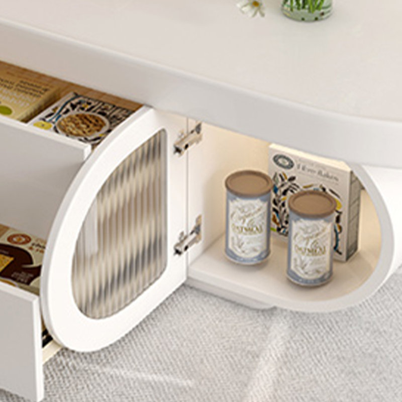 Petite table basse de style crème, H 15,74 po x L 47,24 po x l 27,55 po