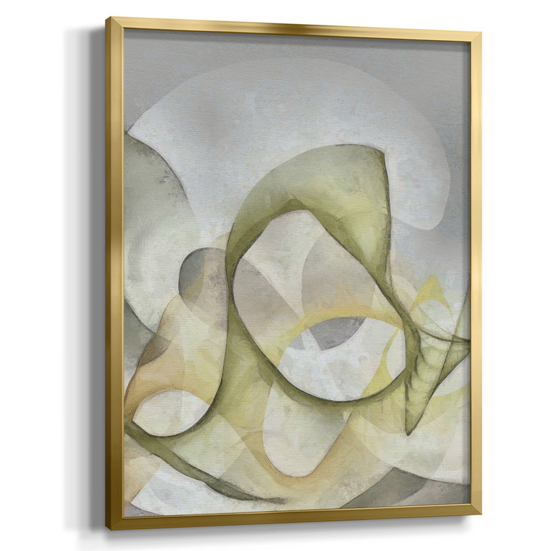 Desiraye Excursion II - Picture Frame Print, 42.5" H x 30.5" W x 1" D, No Mat, Gold Framed Canvas