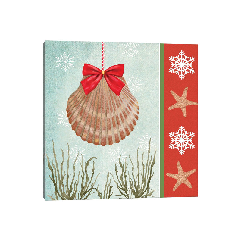 Christmas Coastal I by Jade Reynolds - Wrapped Canvas Print, 45.72 cm H x 45.72 cm W x 1.91 cm D