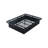 Modern Style Heavy Duty Cal King Size Bed Base Frame Made With Metal In Black