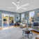Bascio 5 - Blade LED Standard Ceiling Fan with Remote Control and Light Kit Included