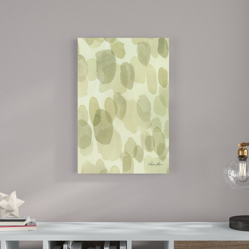 «Natural Abstract IV Crop» par Laura Horn - peinture sur toile tendue, H 30 po x l 20 po x P 1,25 po