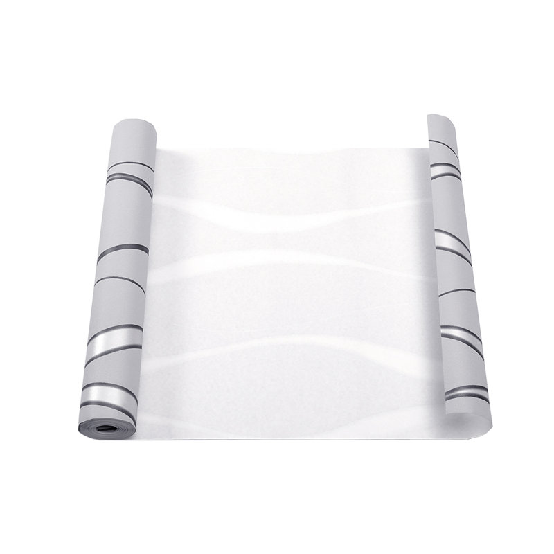 Claverton 9.50m x 53cm 3D Embossed Matte Wallpaper Roll