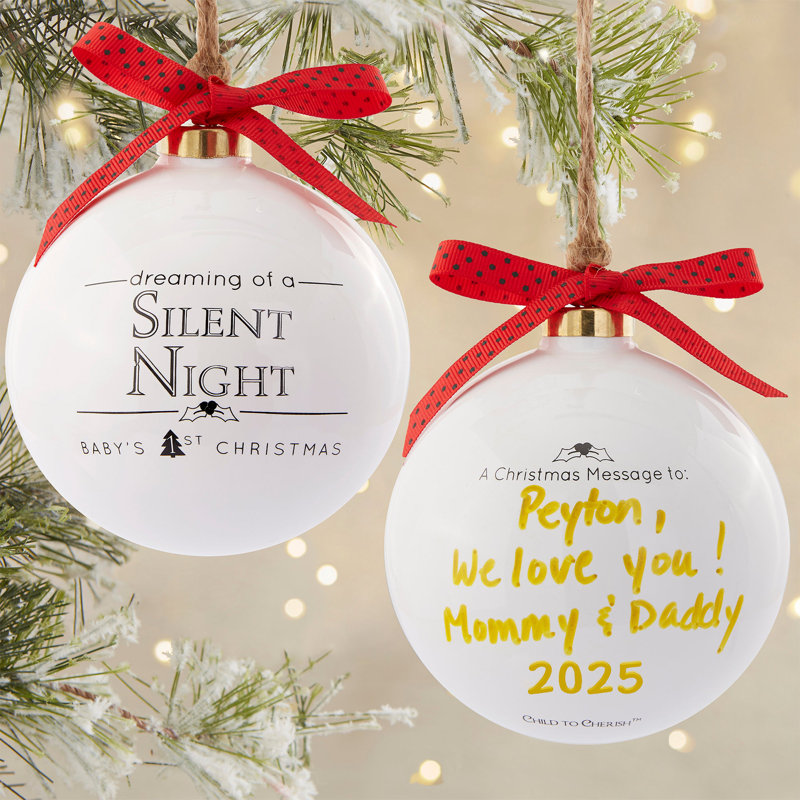Ornement de Noël personnalisable