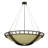 60"W Flowing Cross Inverted Pendant