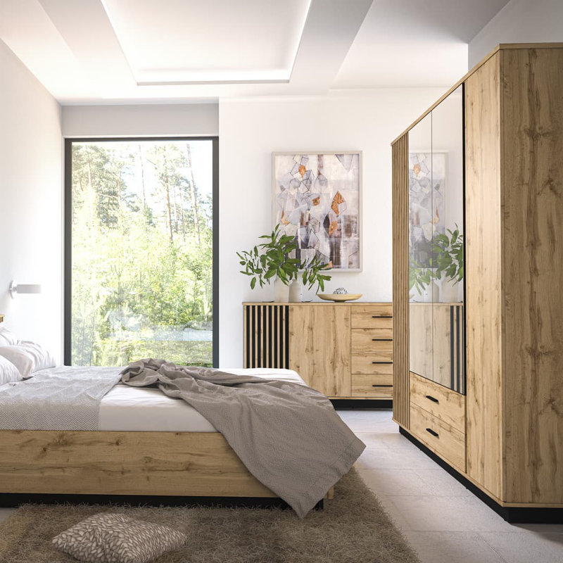 Rouxel Manufactured Wood Wardrobe