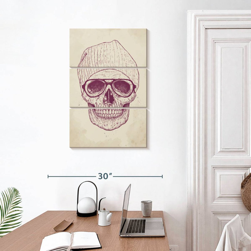Kerner Cool Skull, 32" H x 20" W