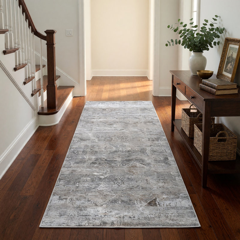 Johnniemae Abstract Indoor Rug, Runner 2'7" x 7'9"