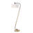 Cathelene Curved Brass Floor Lamp